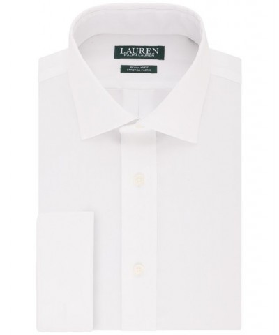 Men's Stretch Performance Dress Shirt White $19.89 Dress Shirts