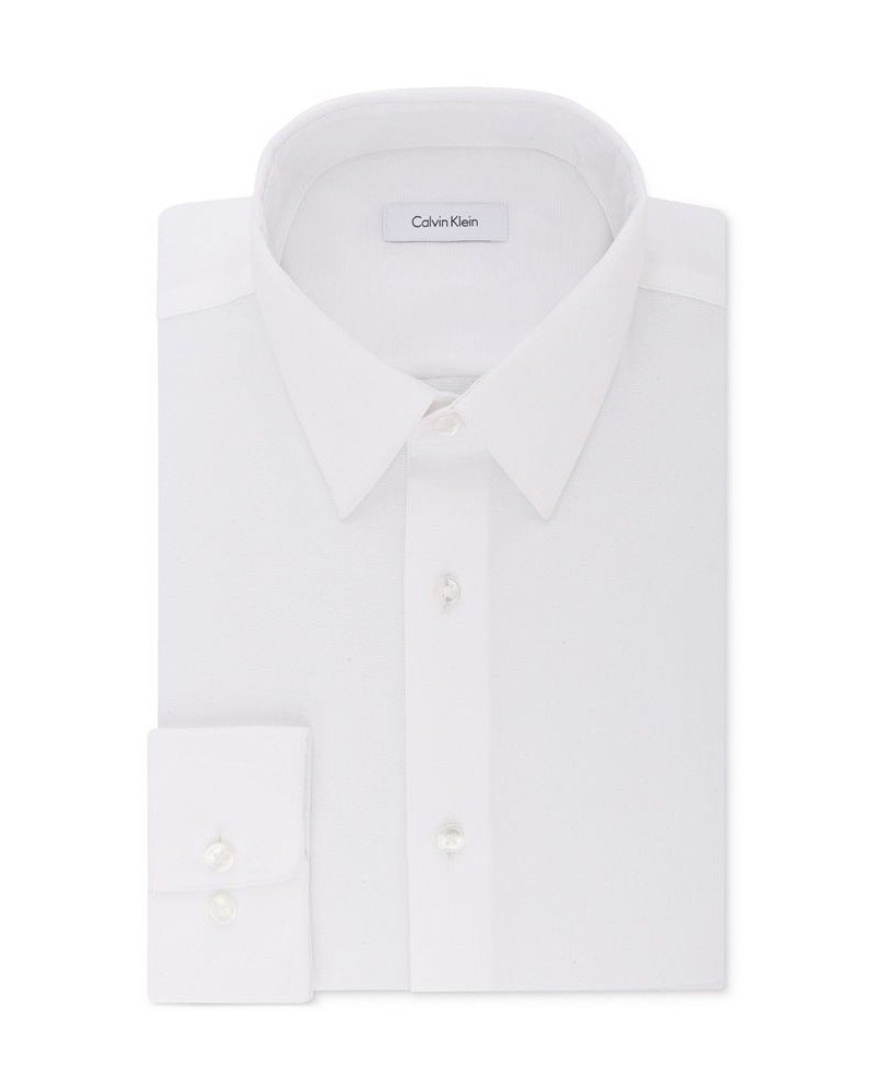 Calvin Klein Men's STEEL Classic/Regular Non-Iron Stretch Performance Dress Shirt White $25.73 Dress Shirts