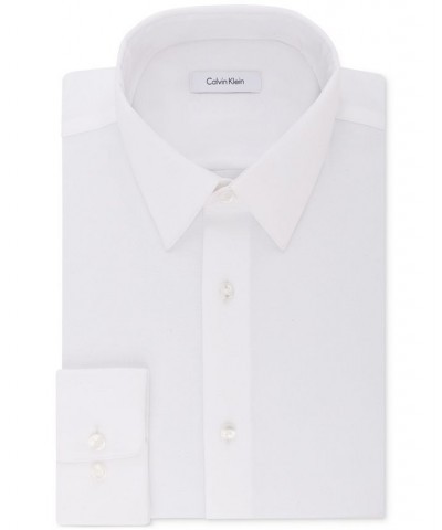 Calvin Klein Men's STEEL Classic/Regular Non-Iron Stretch Performance Dress Shirt White $25.73 Dress Shirts