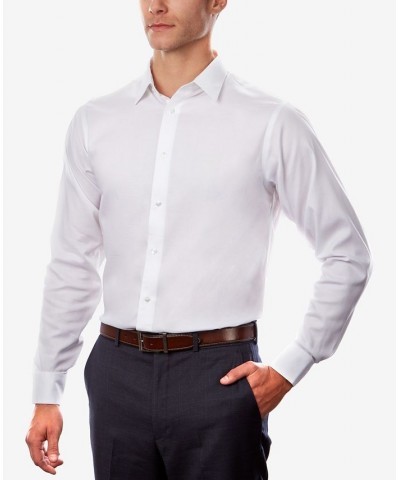 Calvin Klein Men's STEEL Classic/Regular Non-Iron Stretch Performance Dress Shirt White $25.73 Dress Shirts