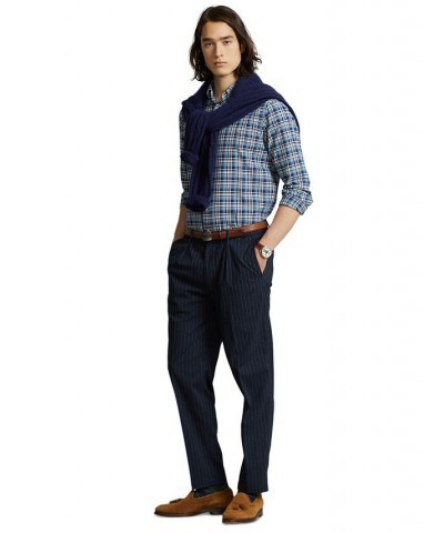 Men's Classic-Fit Plaid Oxford Shirt Multi $26.85 Shirts