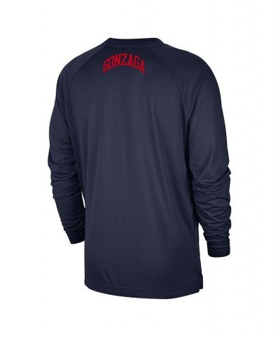 Men's Navy Gonzaga Bulldogs Basketball Spotlight Performance Raglan T-shirt $28.00 T-Shirts