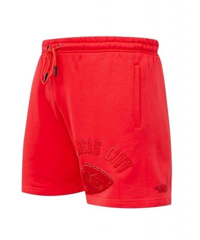 Men's Kansas City Chiefs Triple Red Shorts $42.30 Shorts