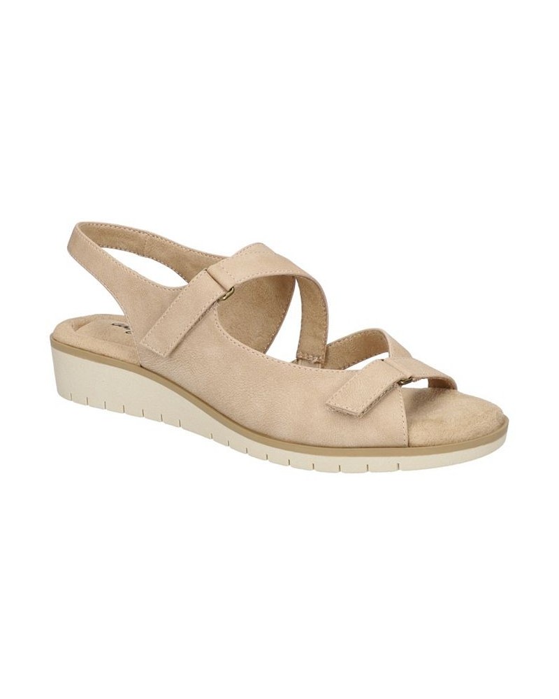 Women's Bound Wedge Sandals PD04 $36.40 Shoes