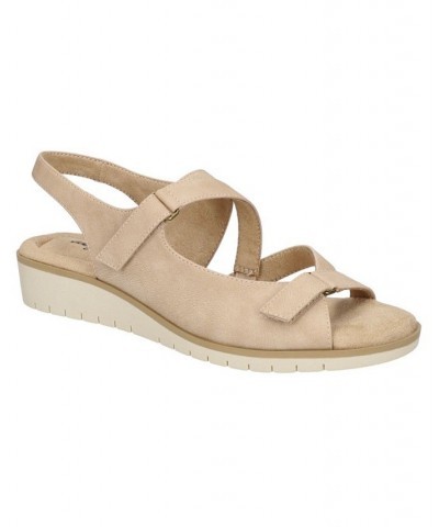 Women's Bound Wedge Sandals PD04 $36.40 Shoes